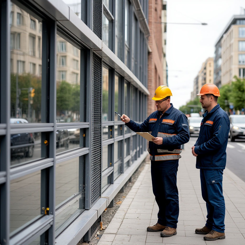 Монтаж подсистемы вентилируемого фасада