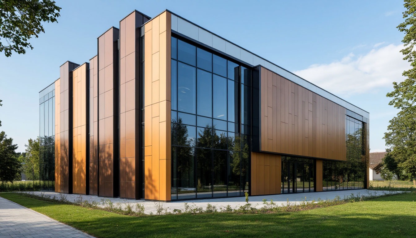 Вентилируемый фасад с облицовкой HPL-панелями