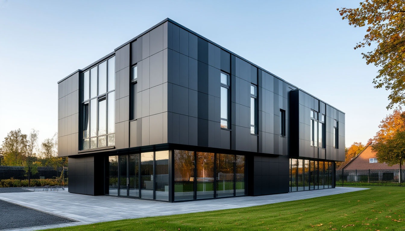 Вентилируемый фасад с облицовкой HPL-панелями