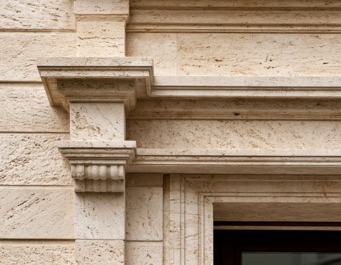 Вентилируемый фасад с облицовкой натуральным камнем Вентилируемый фасад с облицовкой натуральным камнем