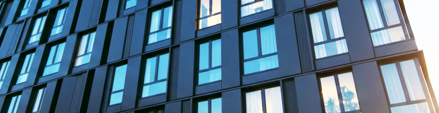 Вентилируемый фасад из из алюминиевых кассет рулонной окраски