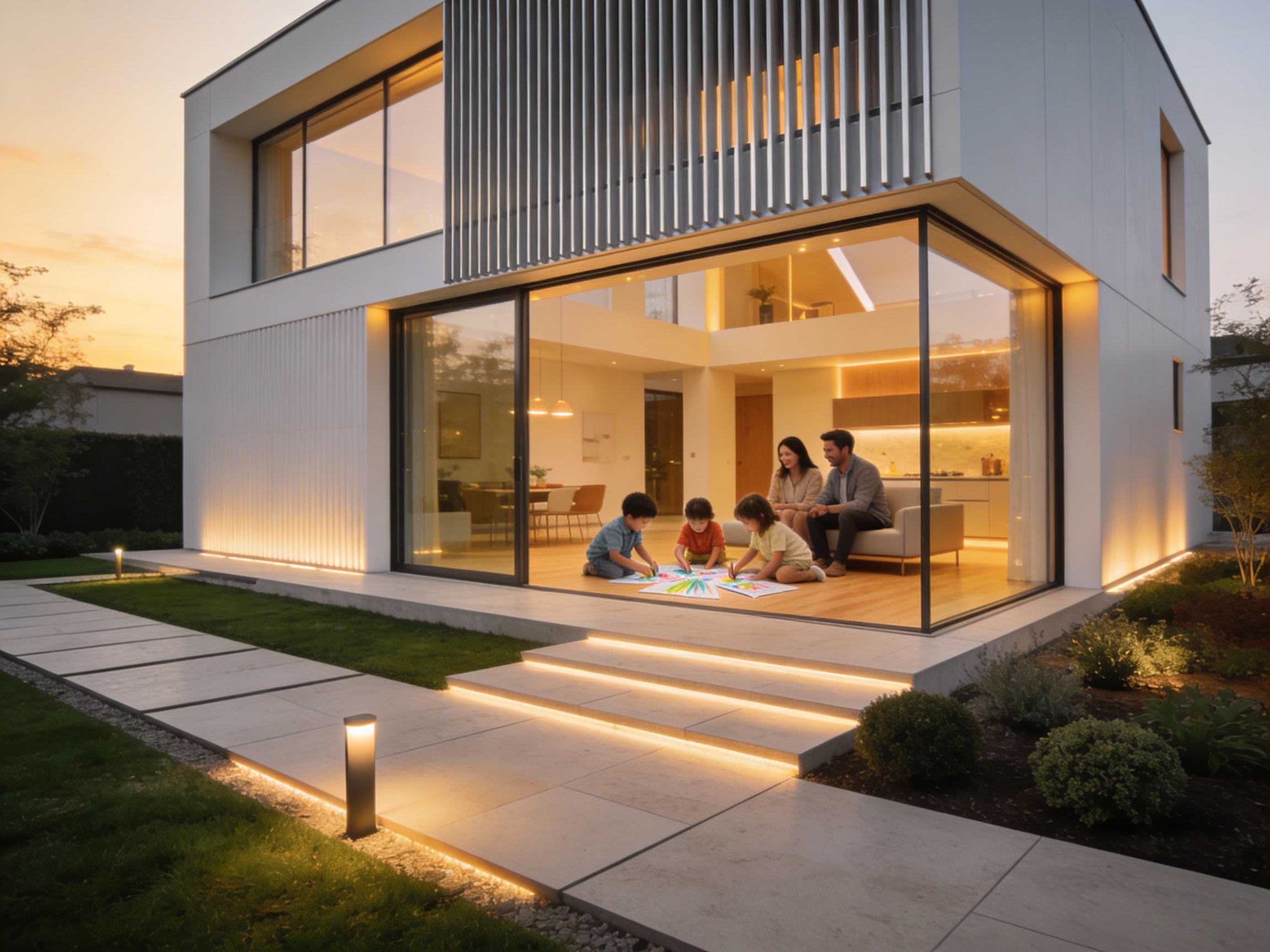 Навесные вентилируемые фасады для коттеджей