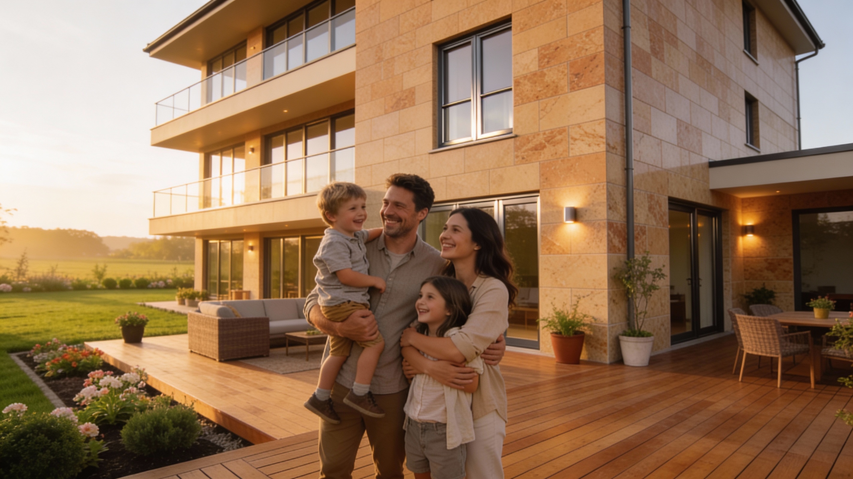 Навесные вентилируемые фасады для коттеджей