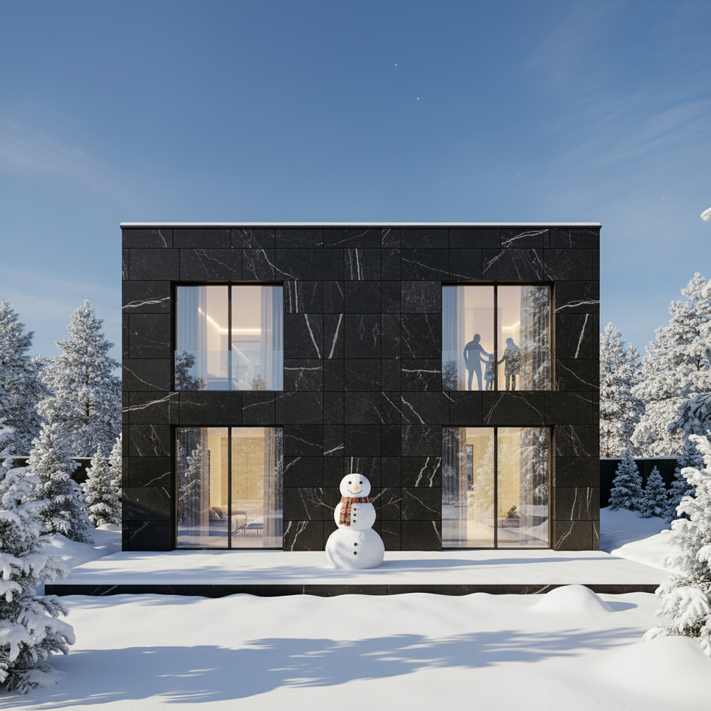 Навесные вентилируемые фасады для коттеджей