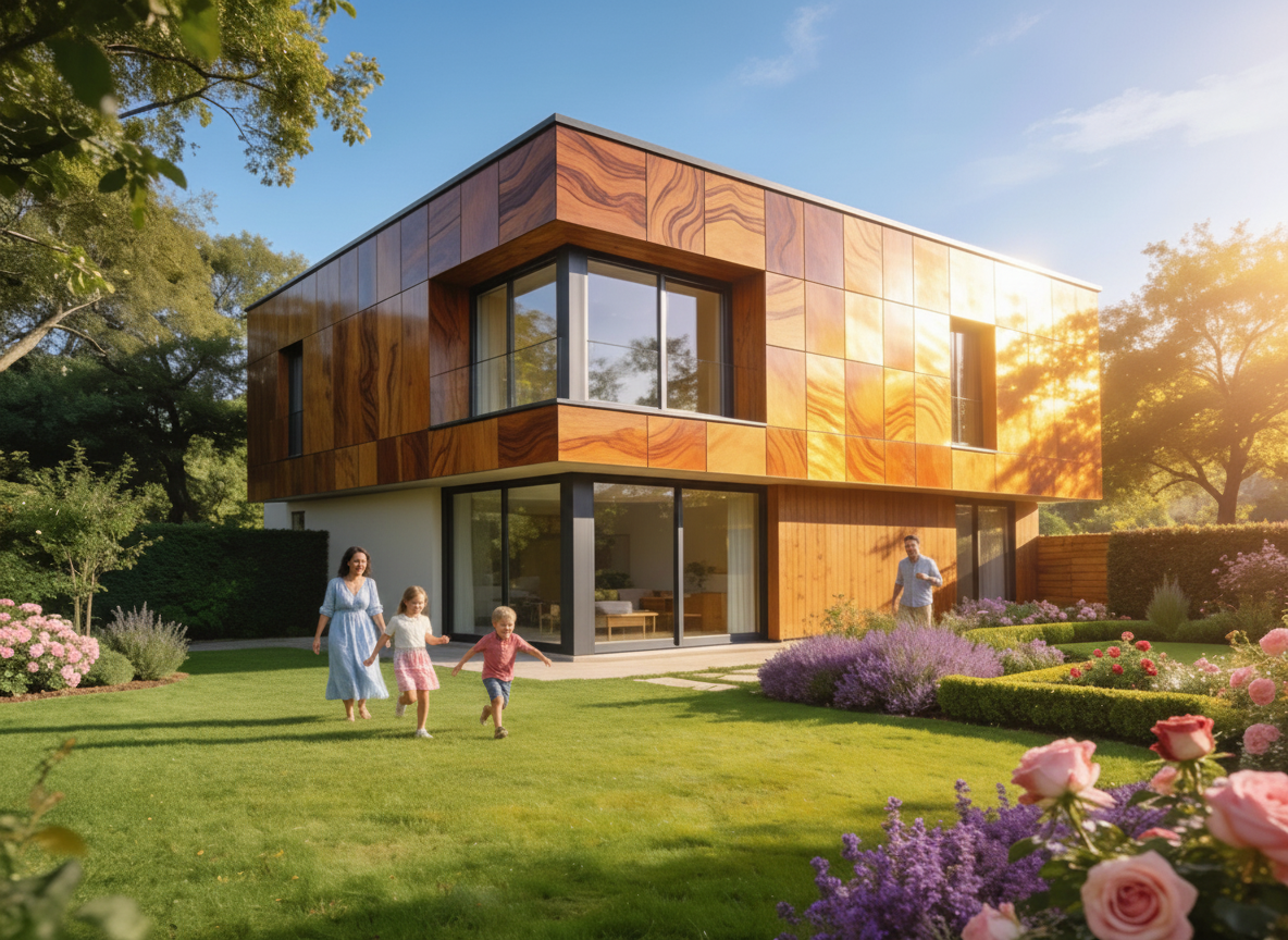 Навесные вентилируемые фасады для коттеджей